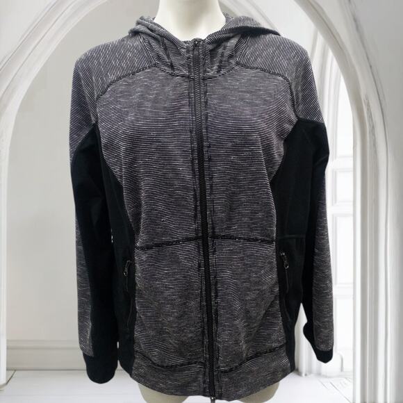 Zella Pretty Moon Dust  Hoodie Jacket Black Heather Women's Large - Picture 3 of 6